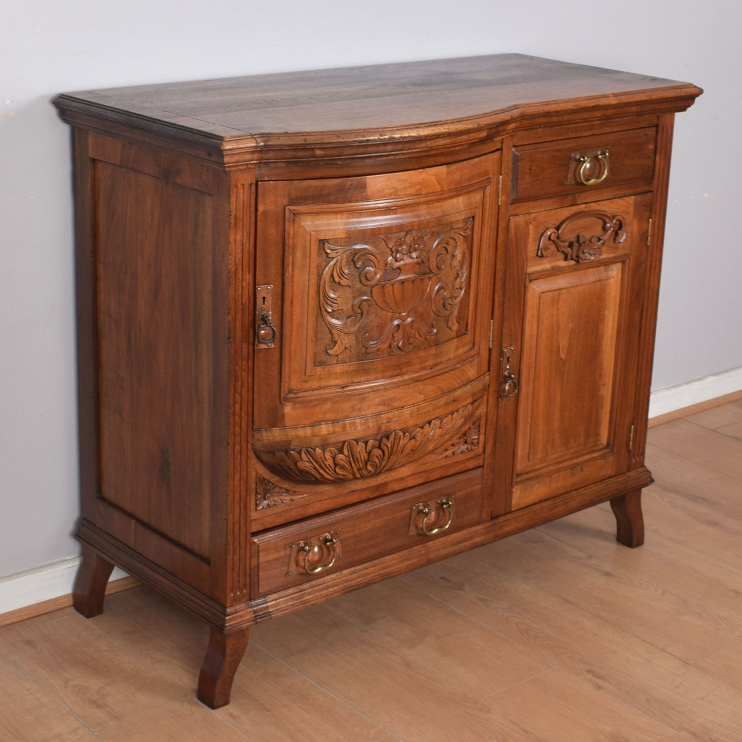 Vintage Ornate Mahogany Sideboard