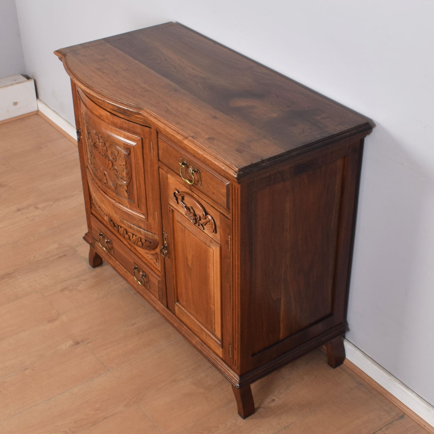 Vintage Ornate Mahogany Sideboard