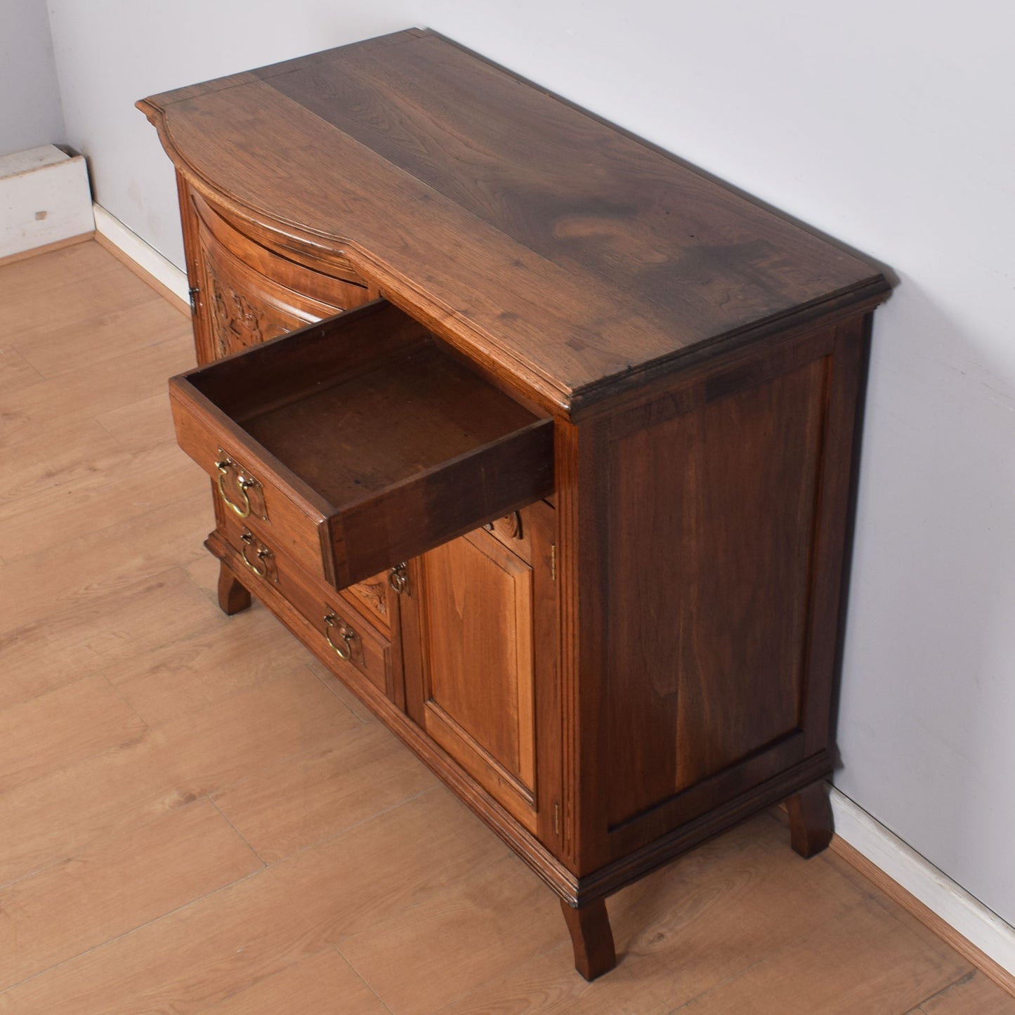 Vintage Ornate Mahogany Sideboard