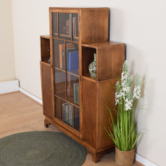 Art Deco Glazed Bookcase Unit