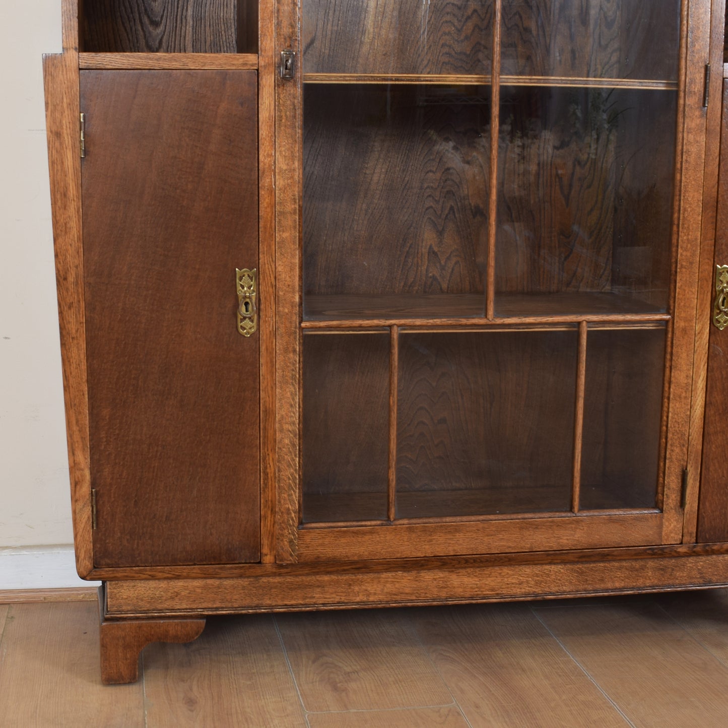 Art Deco Glazed Bookcase Unit