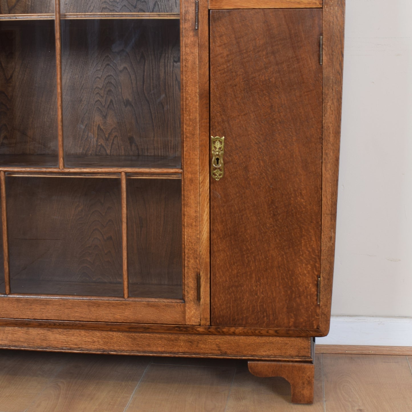 Art Deco Glazed Bookcase Unit