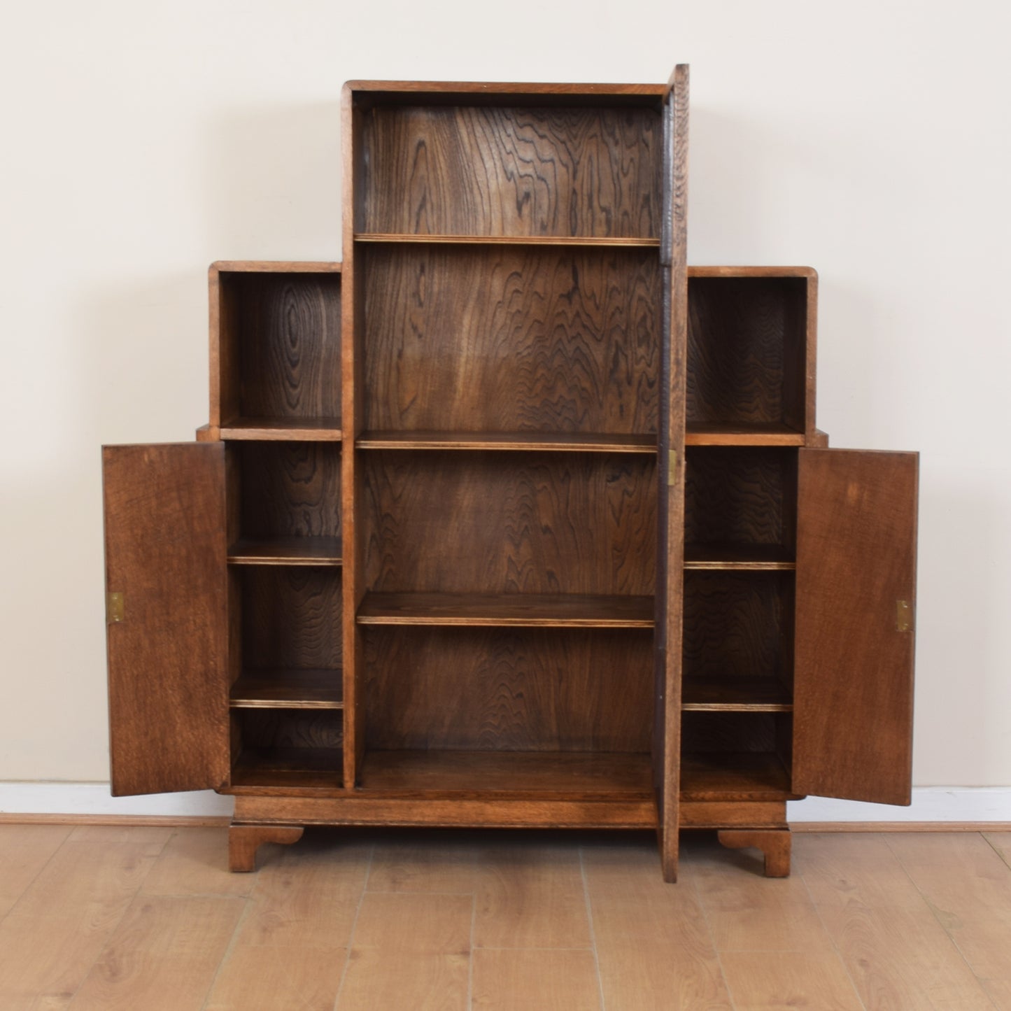 Art Deco Glazed Bookcase Unit