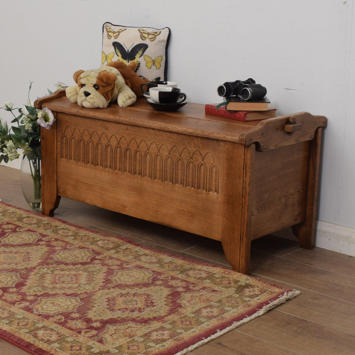 Oak Blanket Box