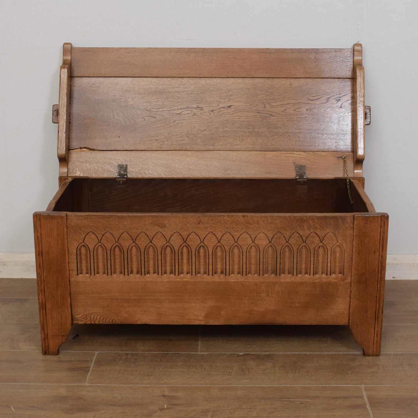 Oak Blanket Box