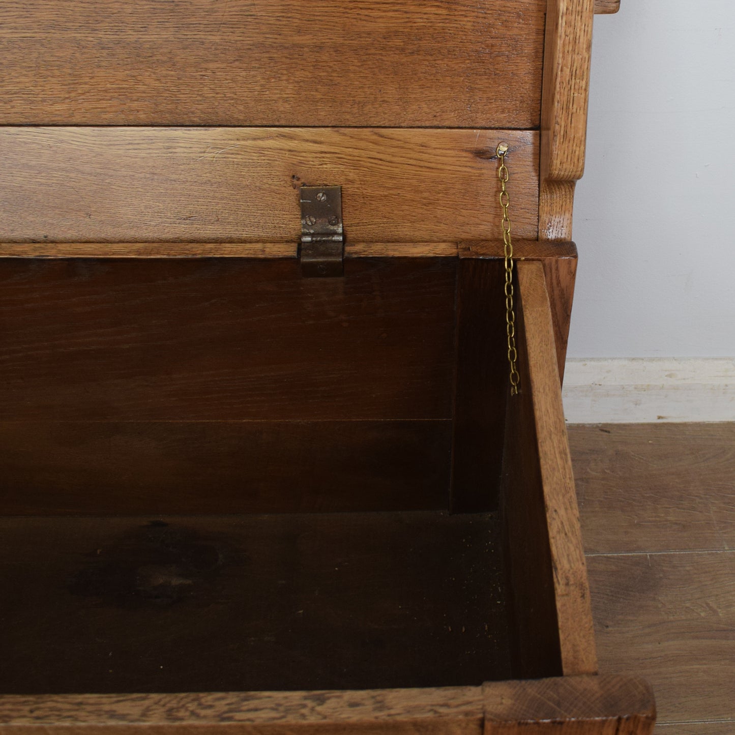 Oak Blanket Box