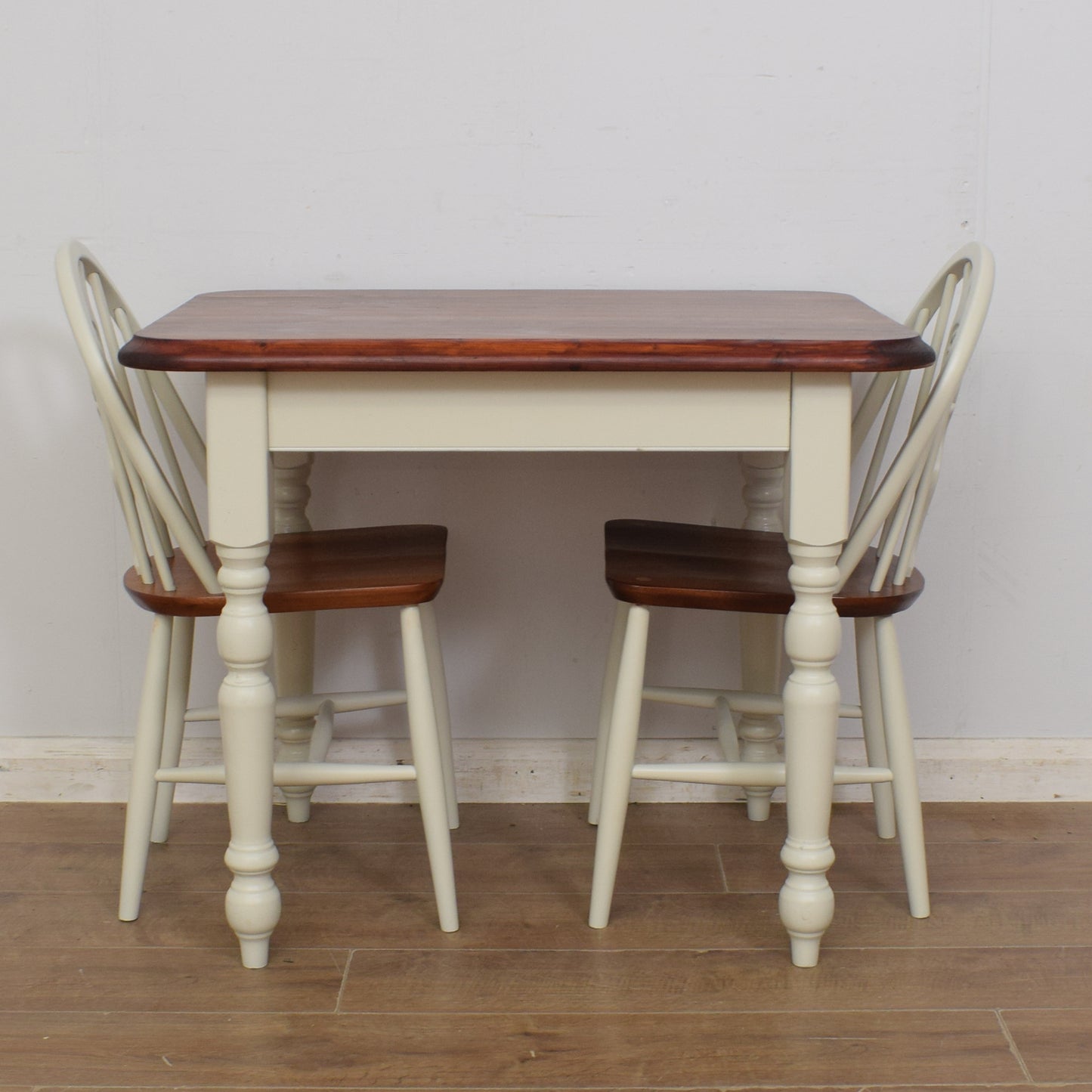 Painted Table And Two Chairs