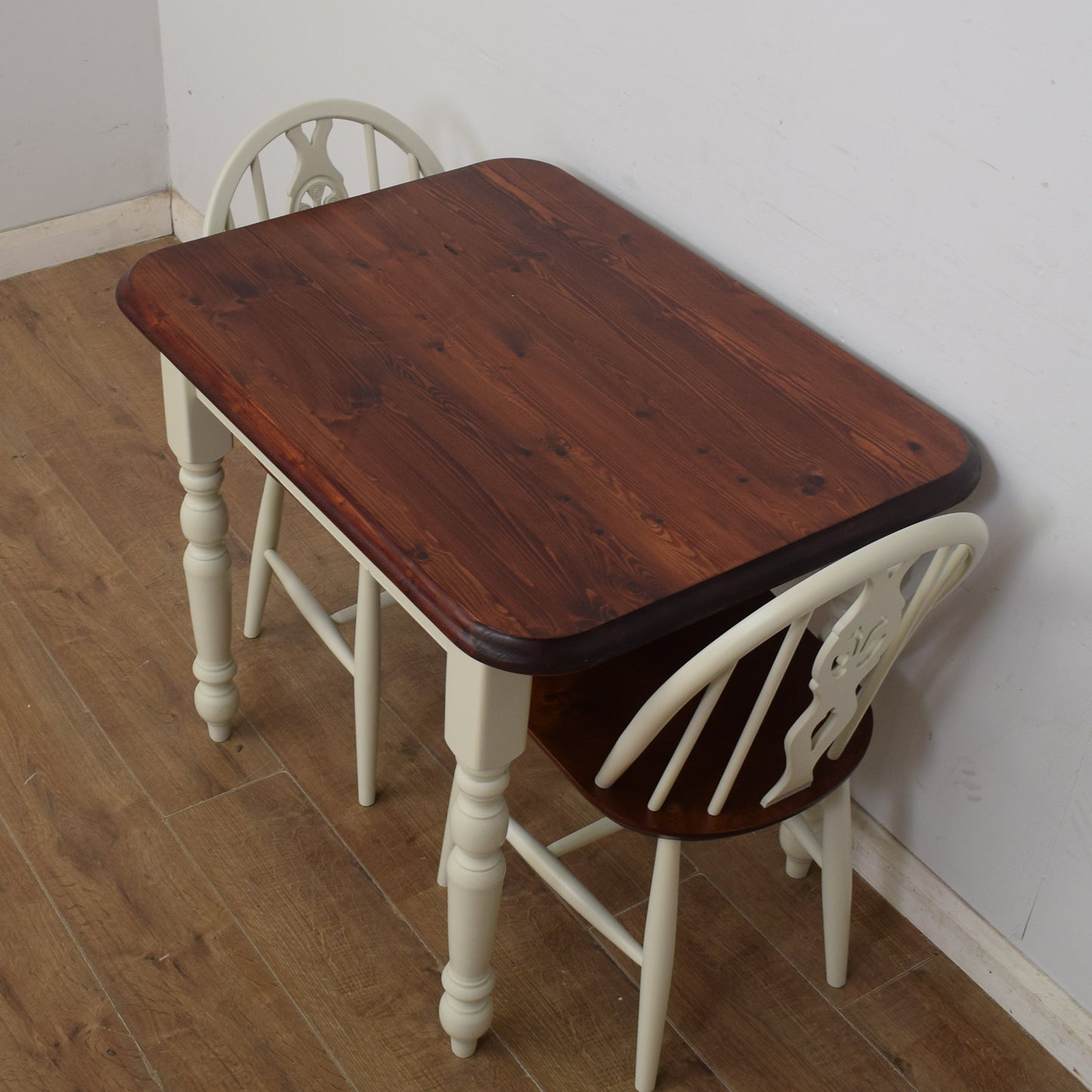 Painted Table And Two Chairs