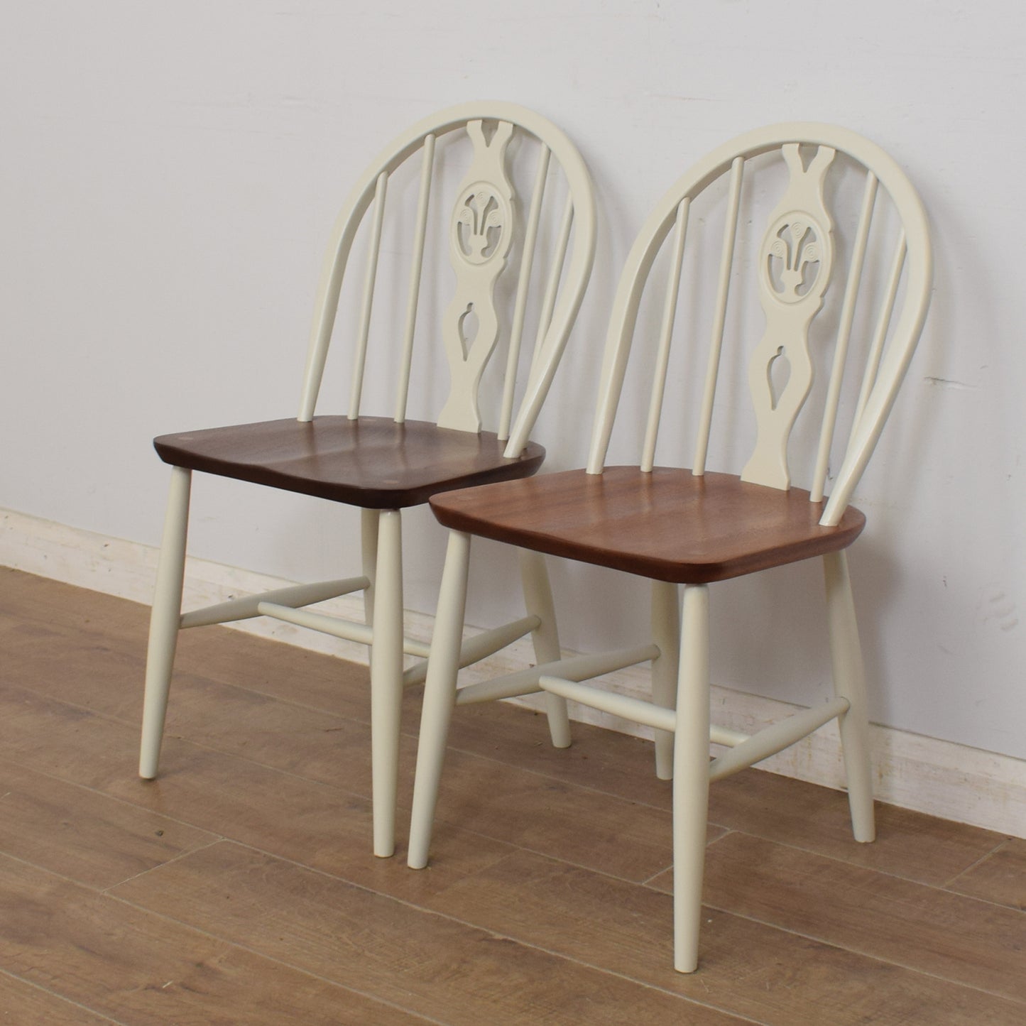 Painted Table And Two Chairs