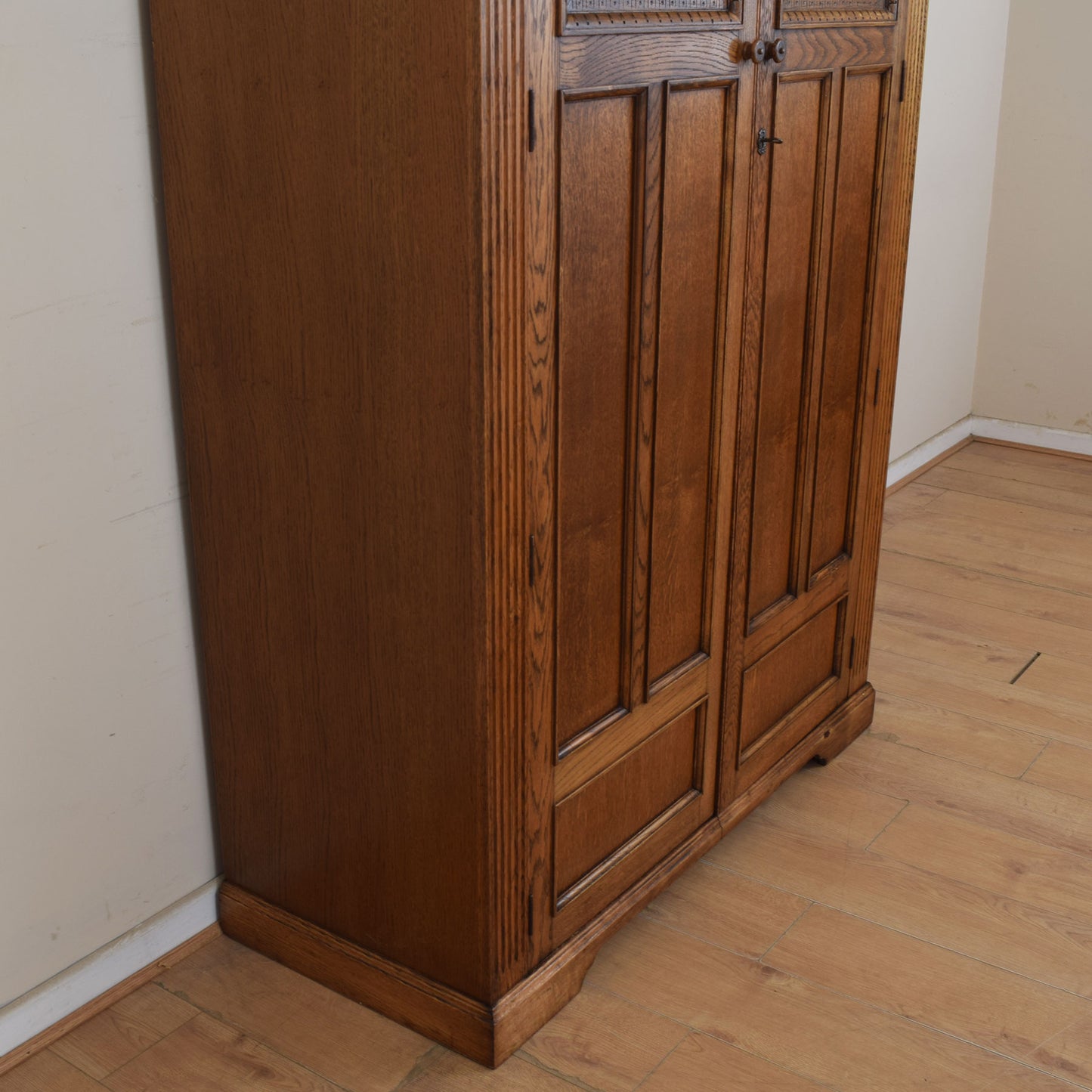 Carved Oak Wardrobe