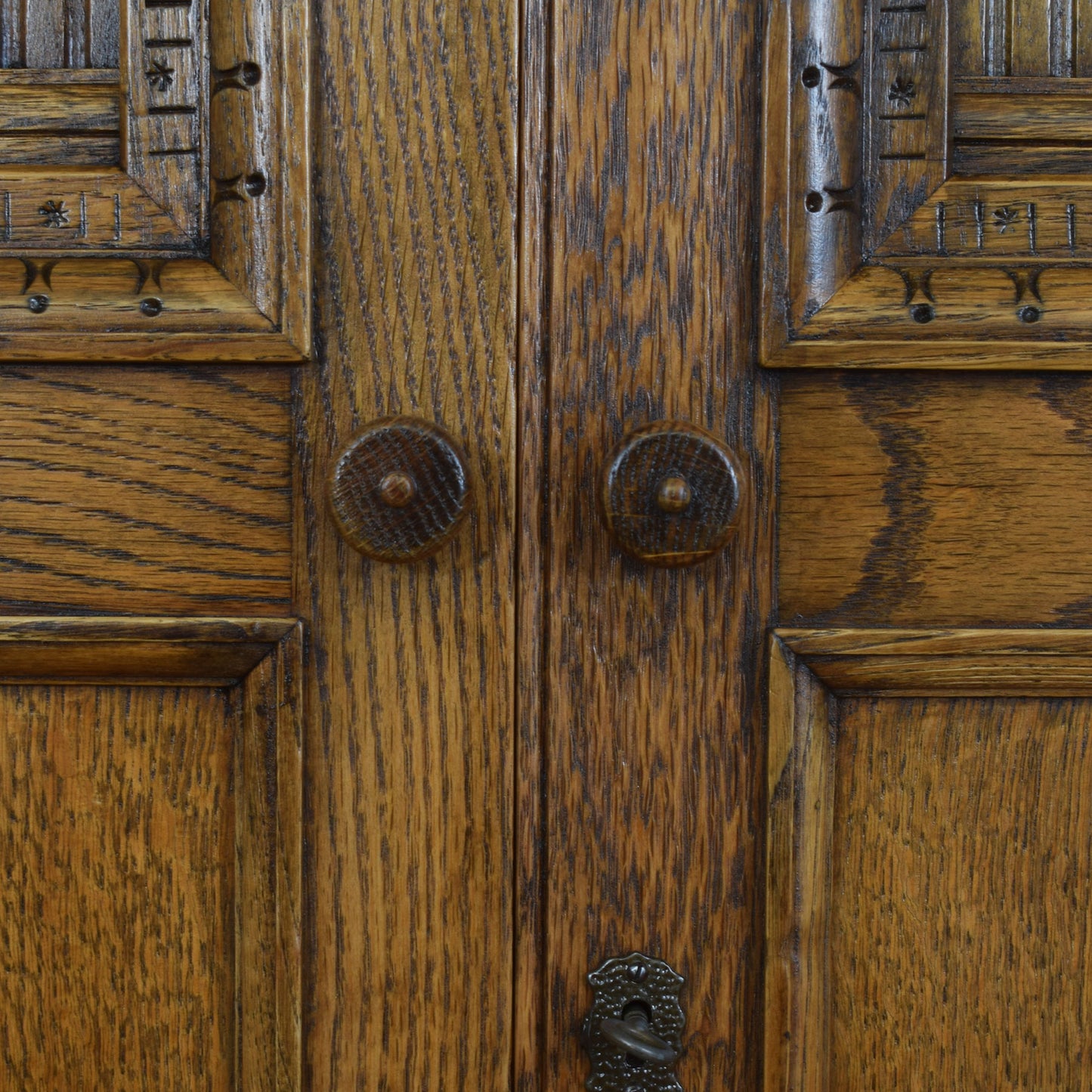 Carved Oak Wardrobe