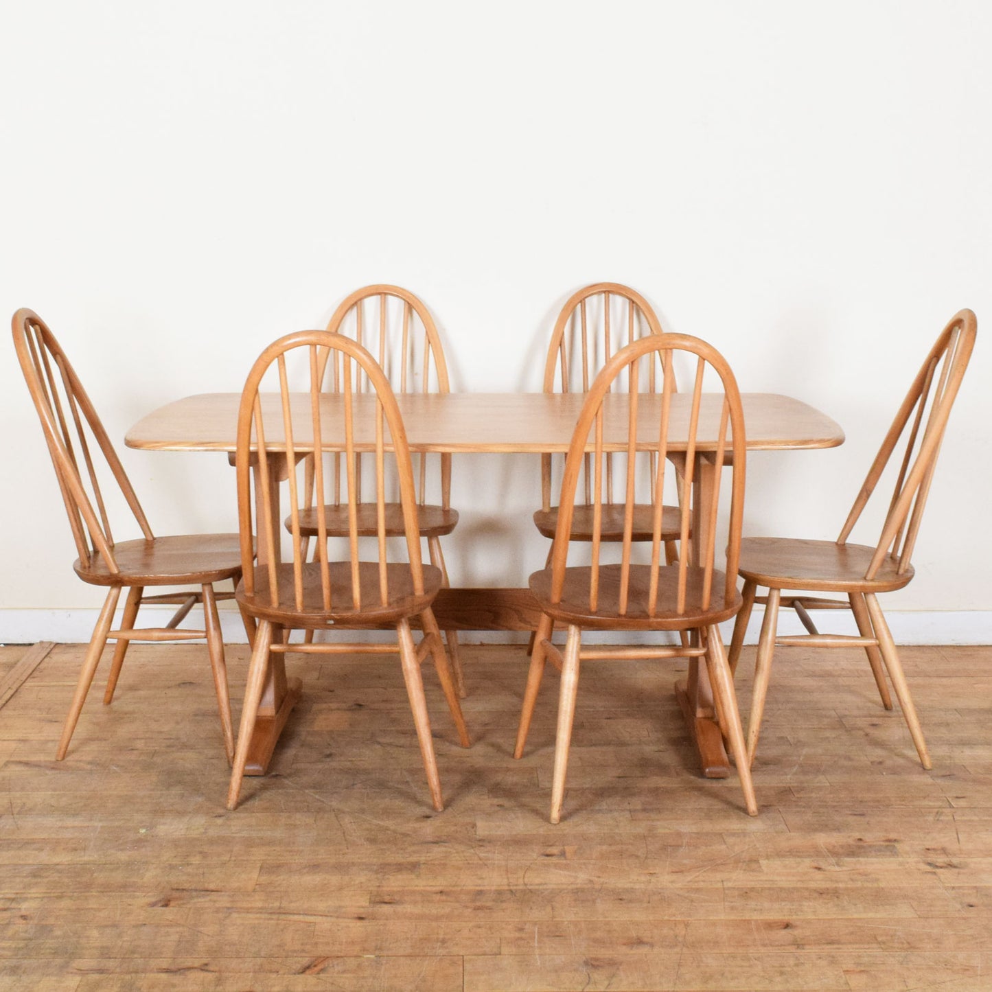 Ercol Table and Six Chairs