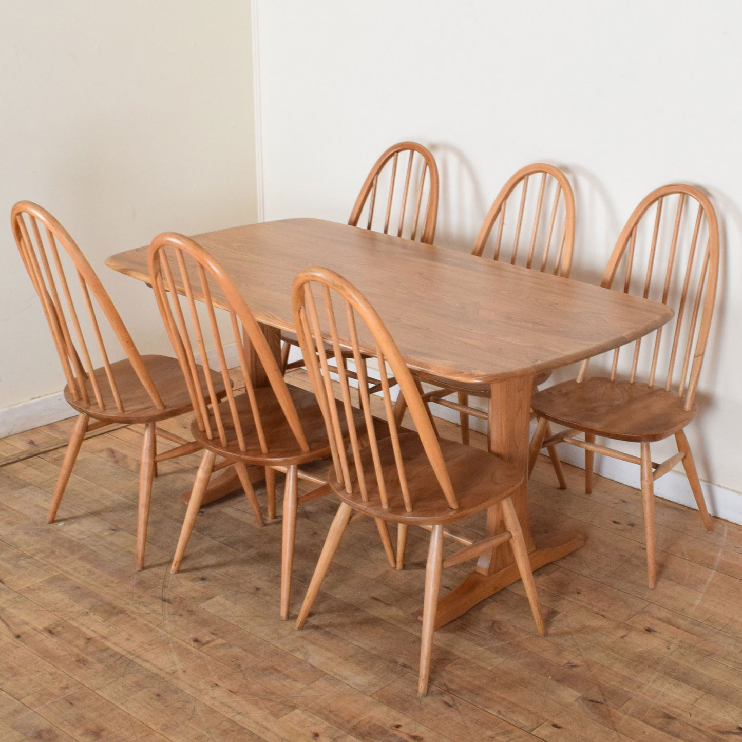 Ercol Table and Six Chairs