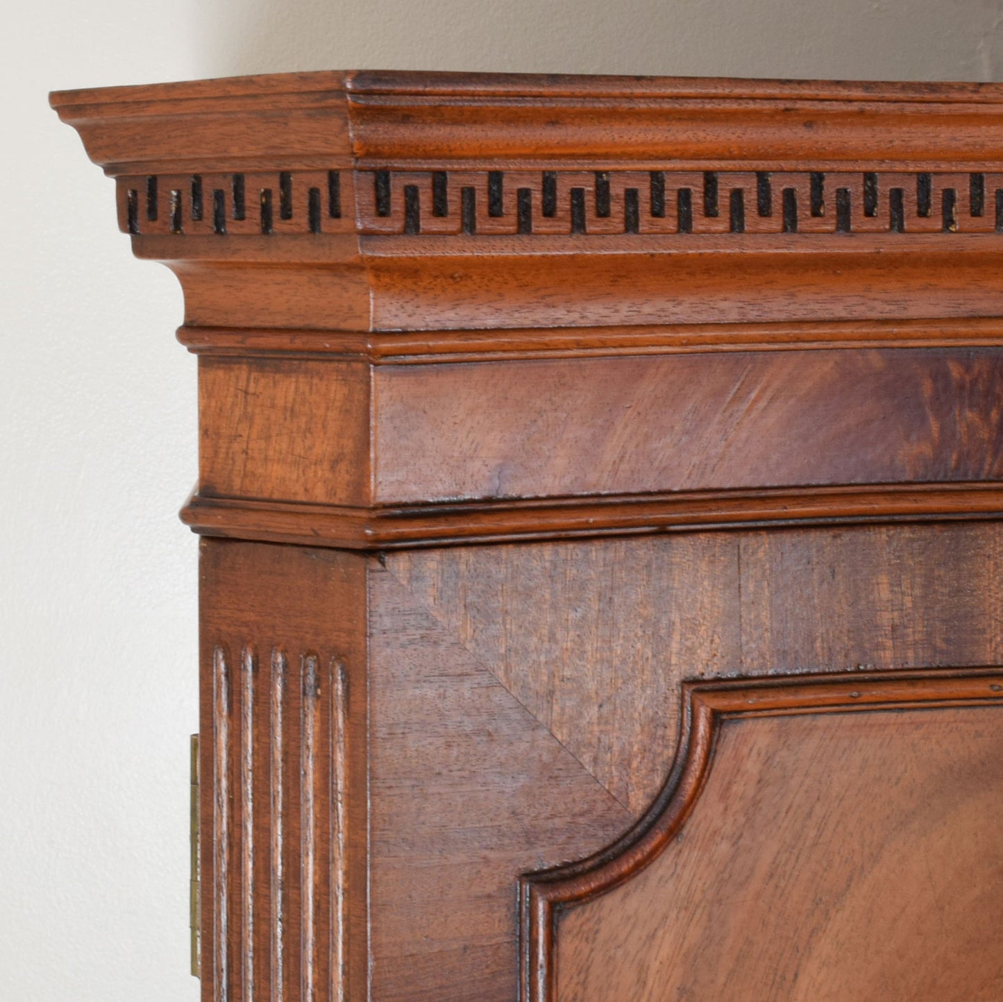 Restored Flamed Mahogany Wardrobe