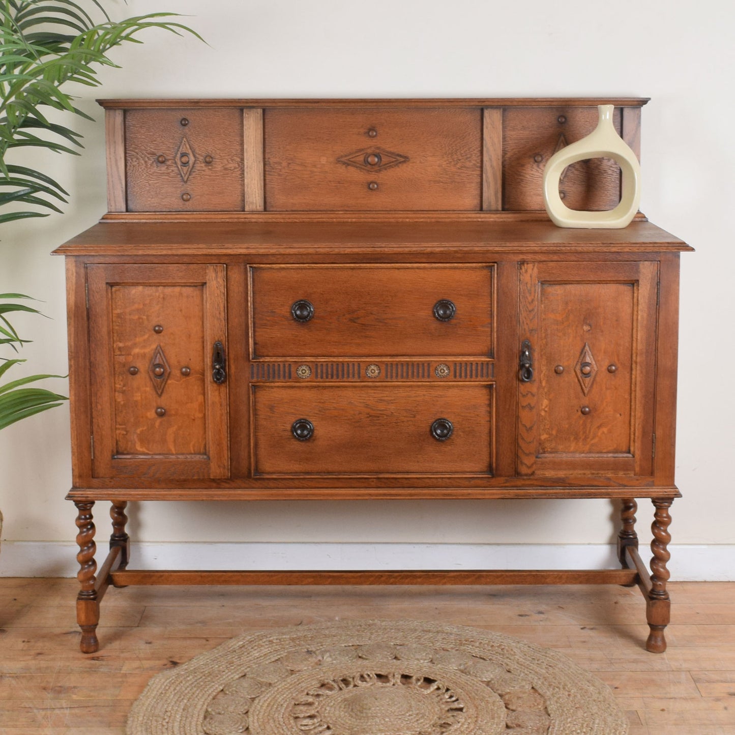 Restored Barley Twist Sideboard