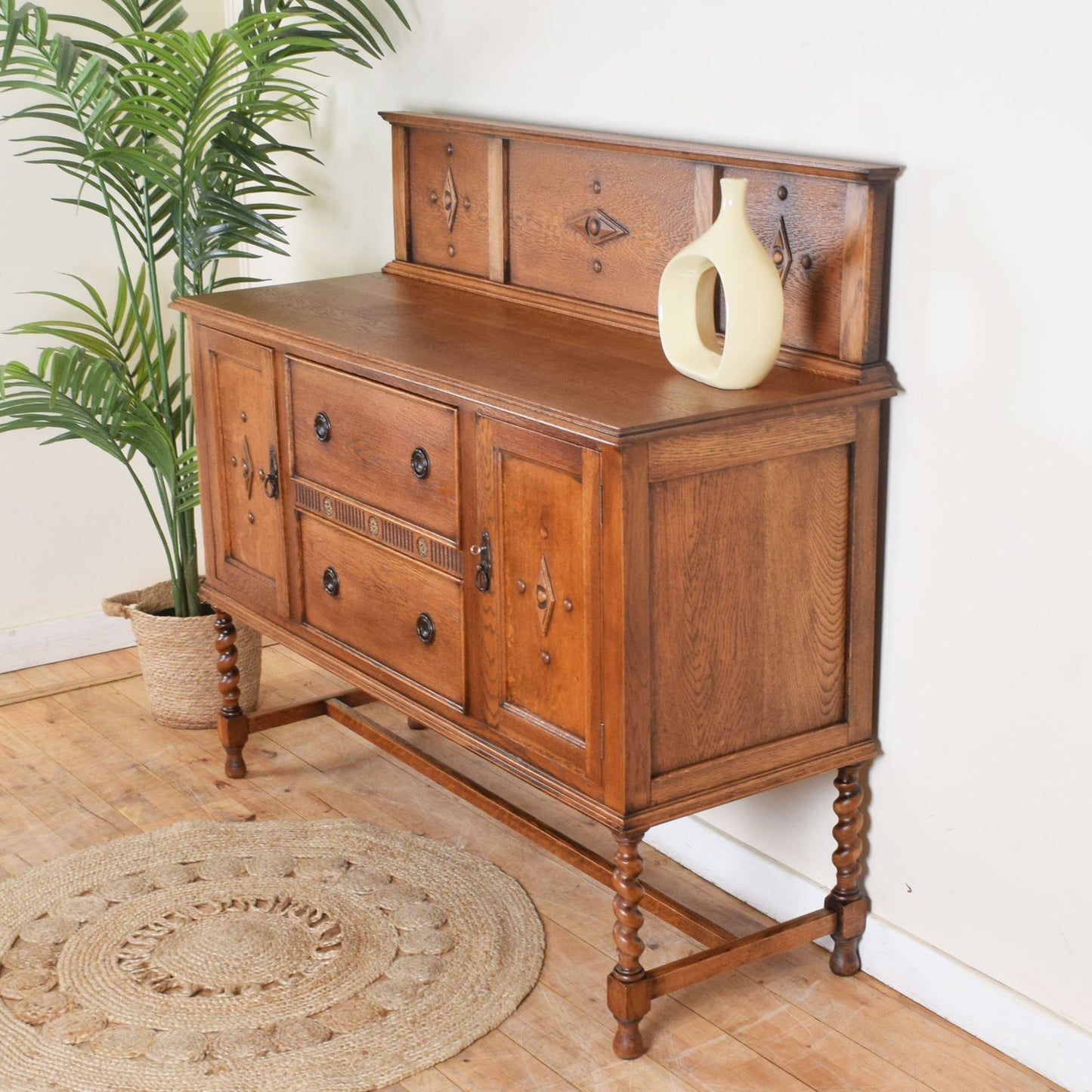 Restored Barley Twist Sideboard