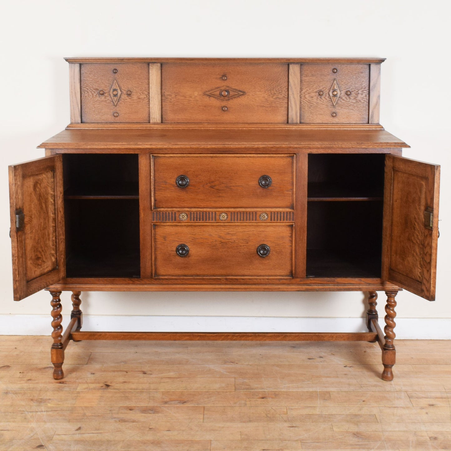 Restored Barley Twist Sideboard