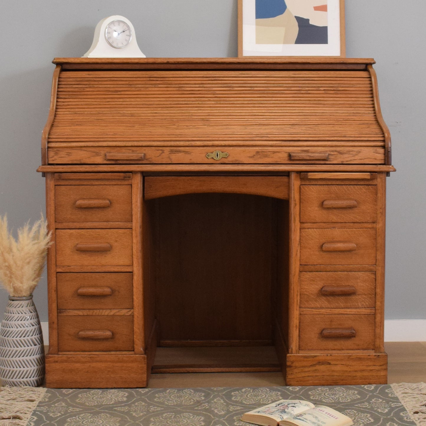 Restored Roll-Top Desk