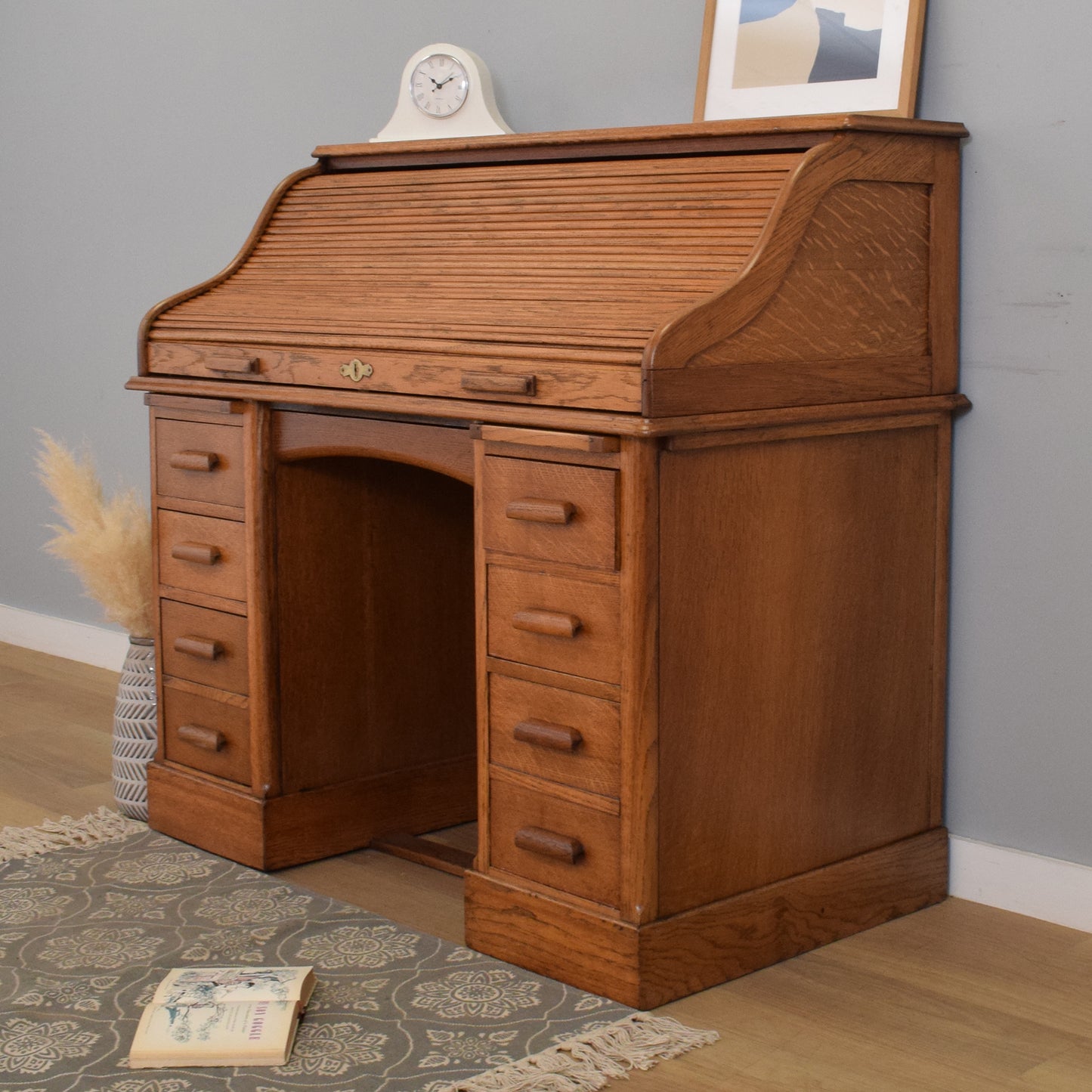 Restored Roll-Top Desk