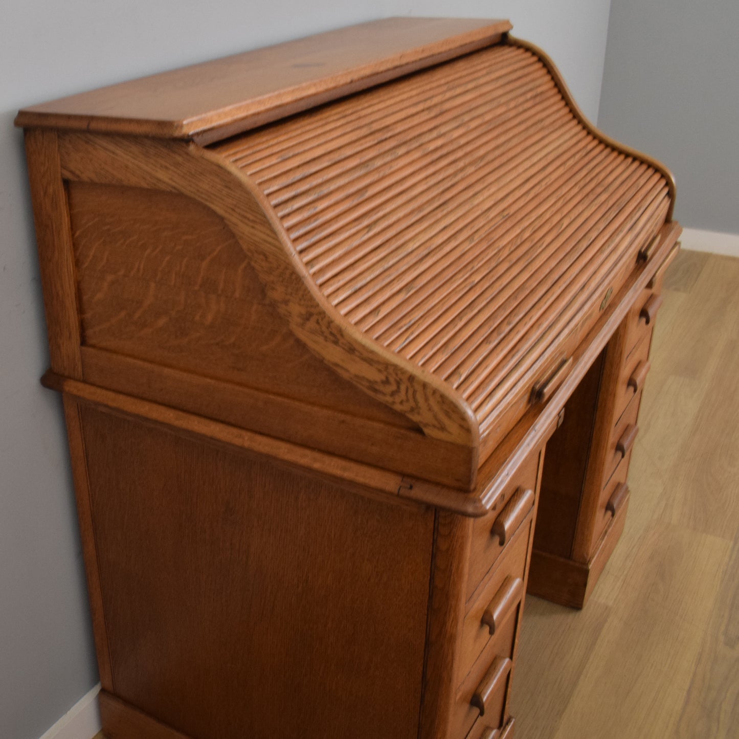 Restored Roll-Top Desk