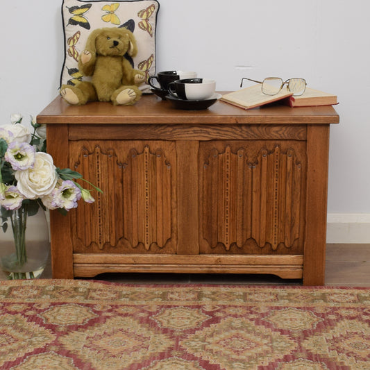 Oak Blanket Box