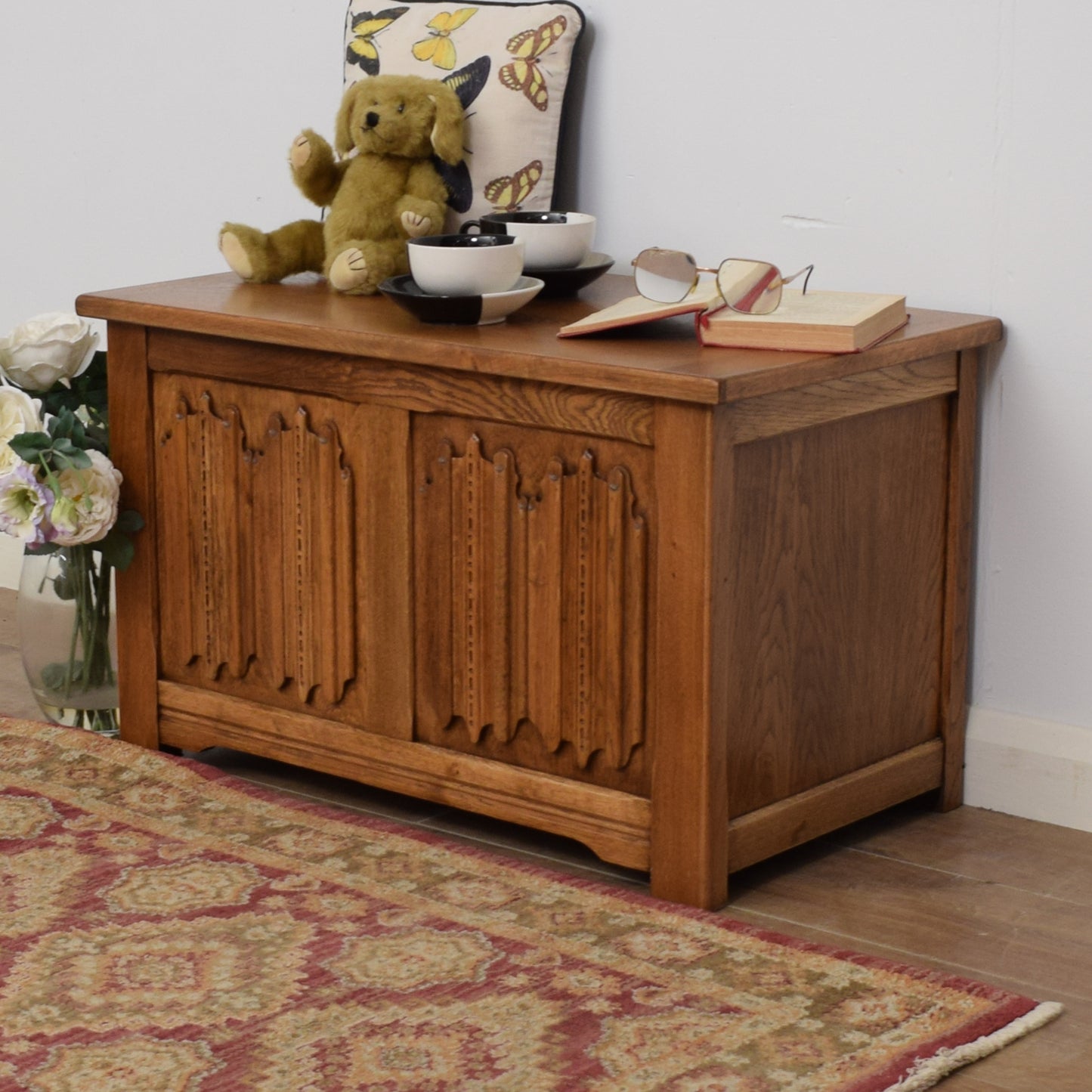 Oak Blanket Box