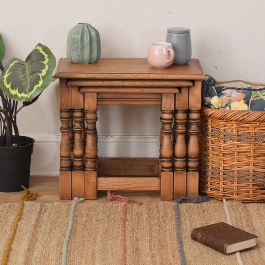 Oak Nest Of Tables