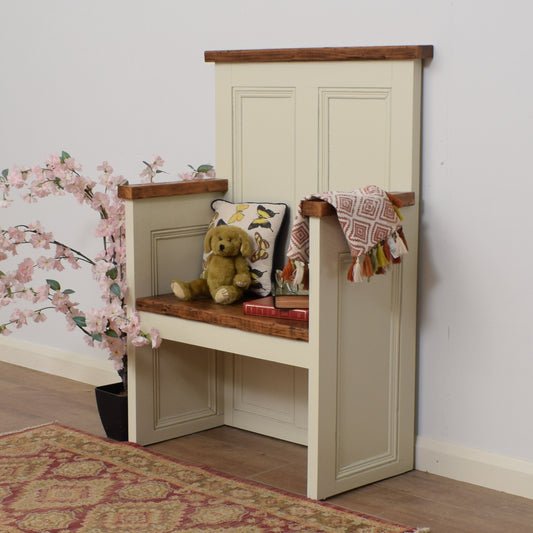 Painted Pine Bench