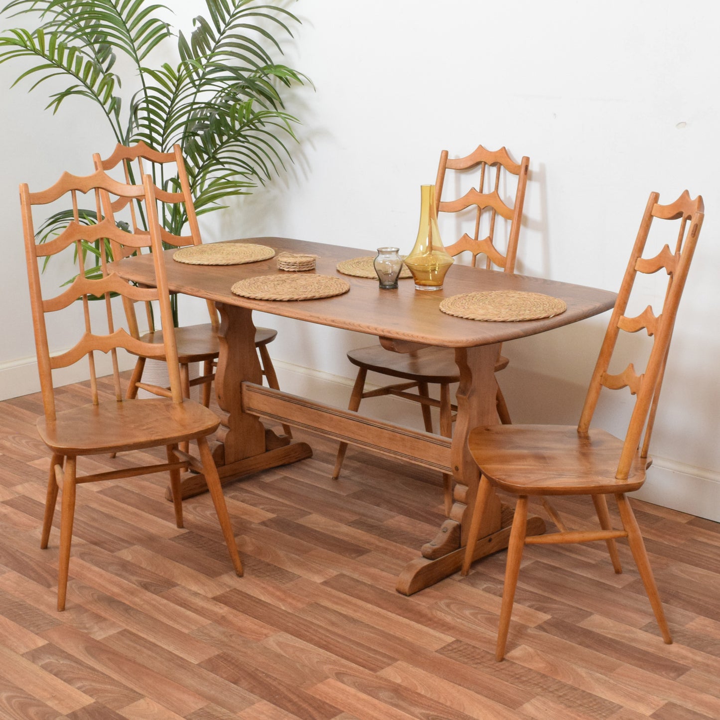 Ercol Table and Four Chairs