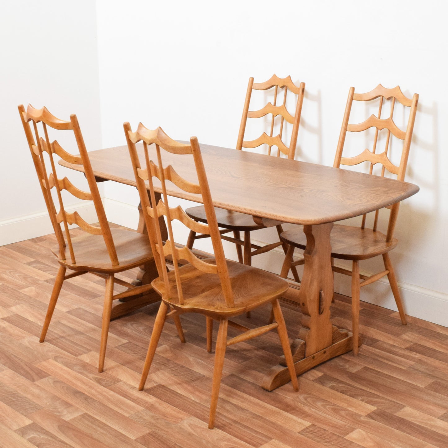 Ercol Table and Four Chairs