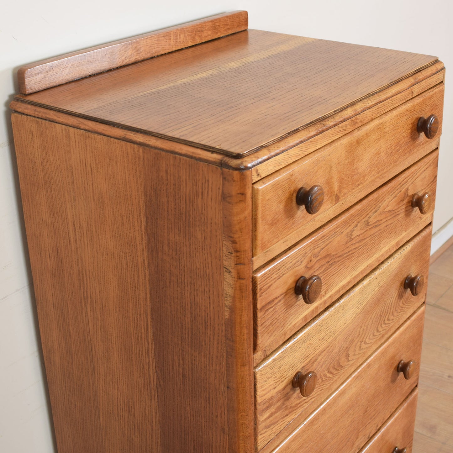 Oak Tall Chest Of Drawers