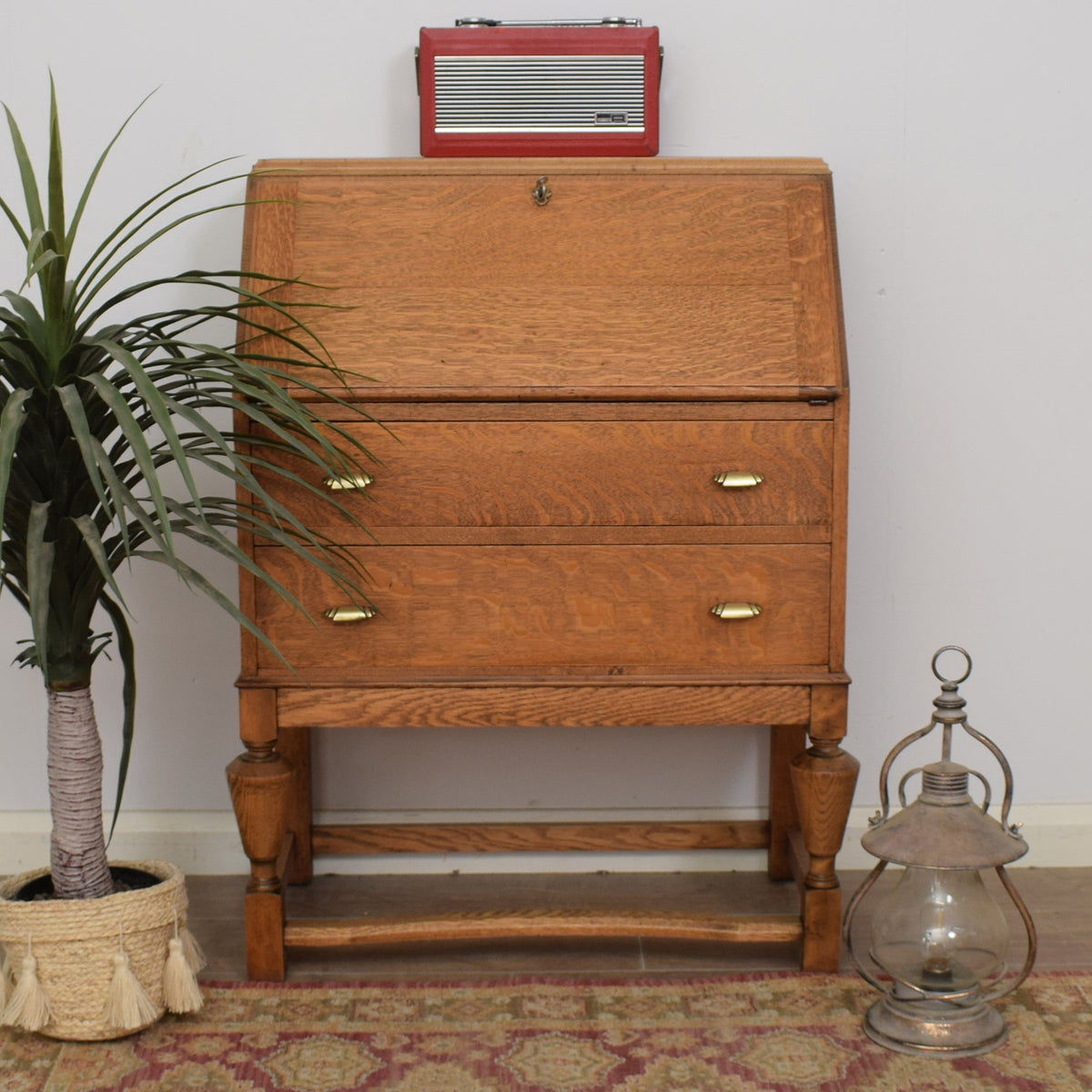 Restored Oak Bureau