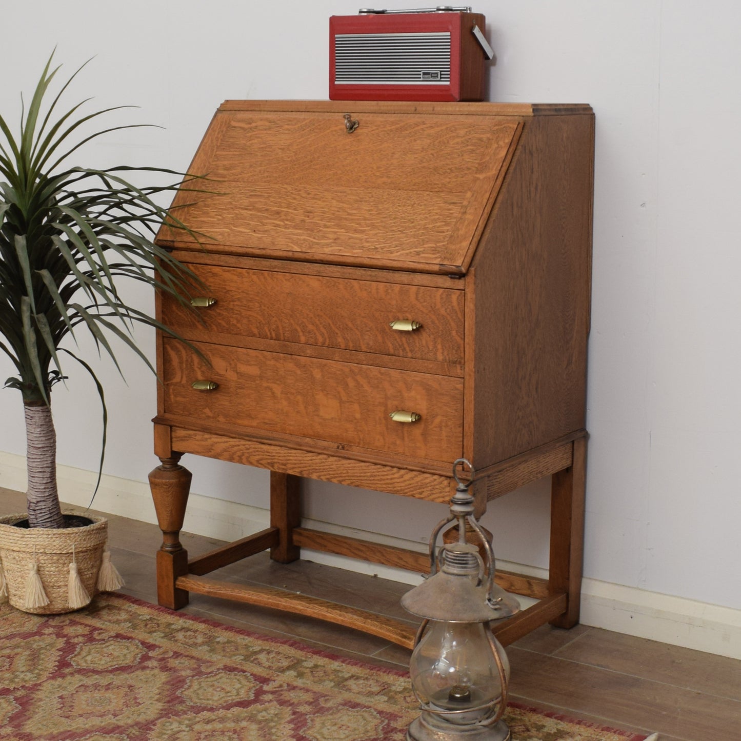 Restored Oak Bureau