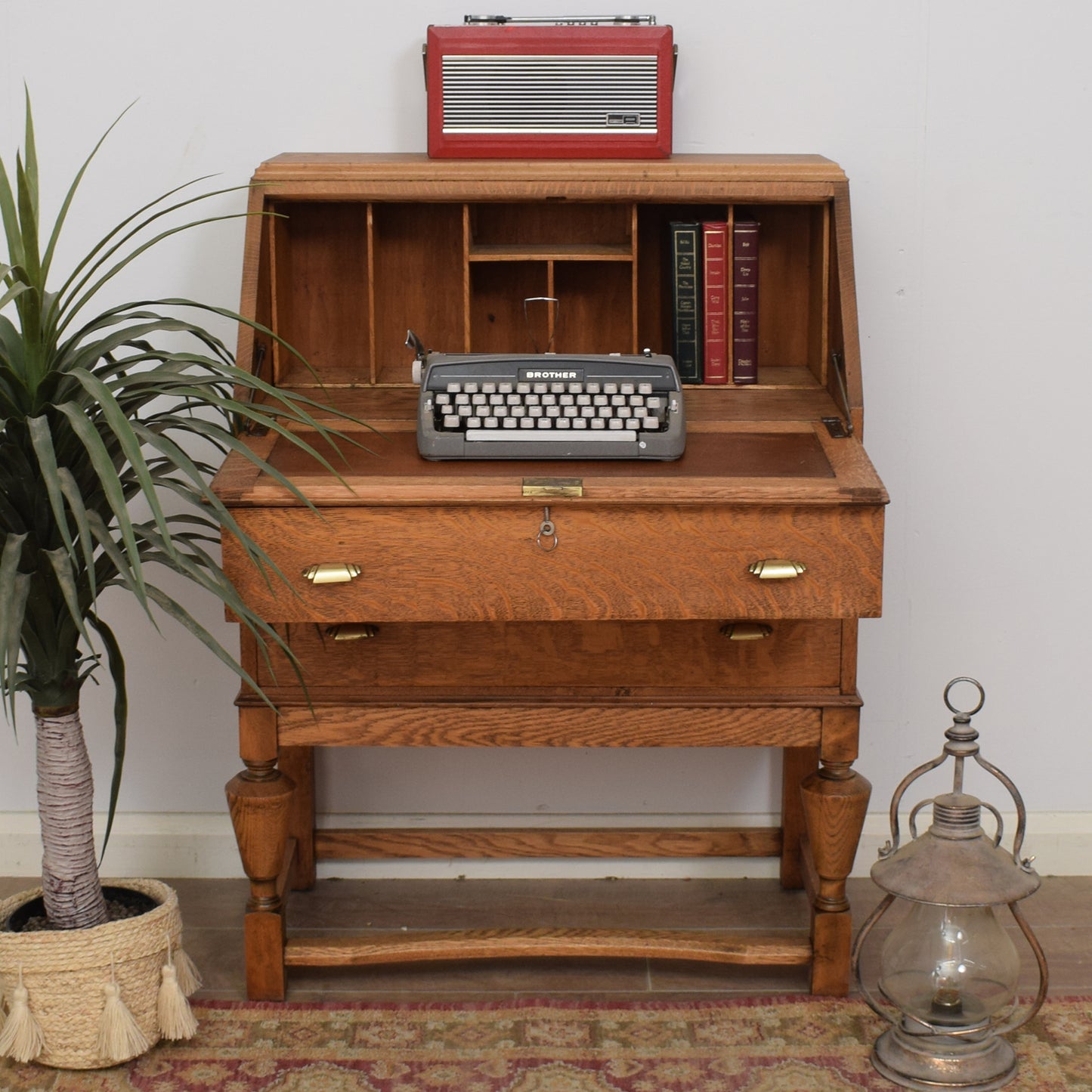 Restored Oak Bureau