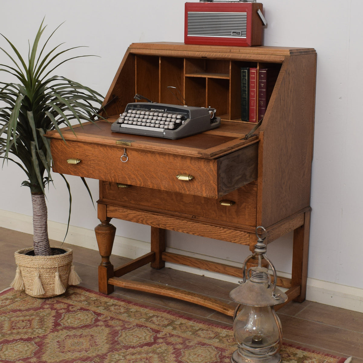 Restored Oak Bureau