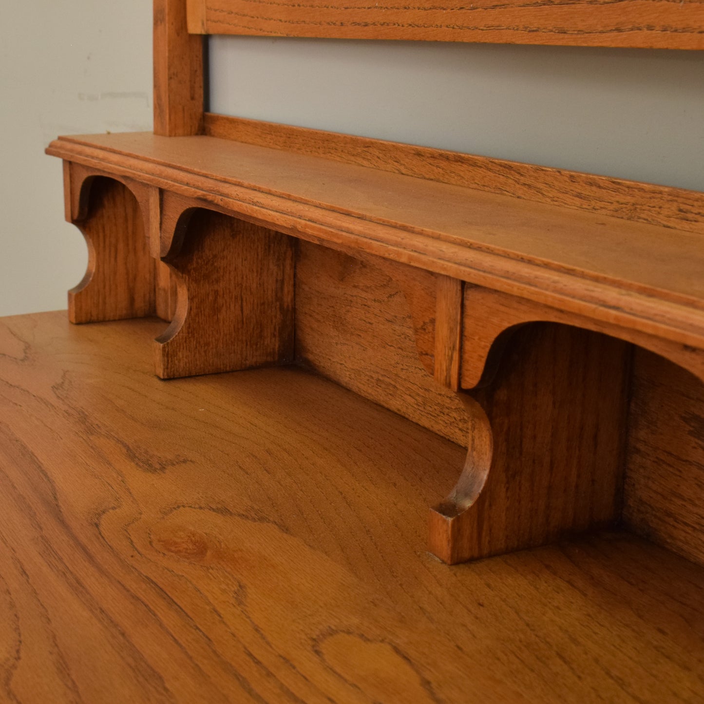 Edwardian Oak Vanity Chest