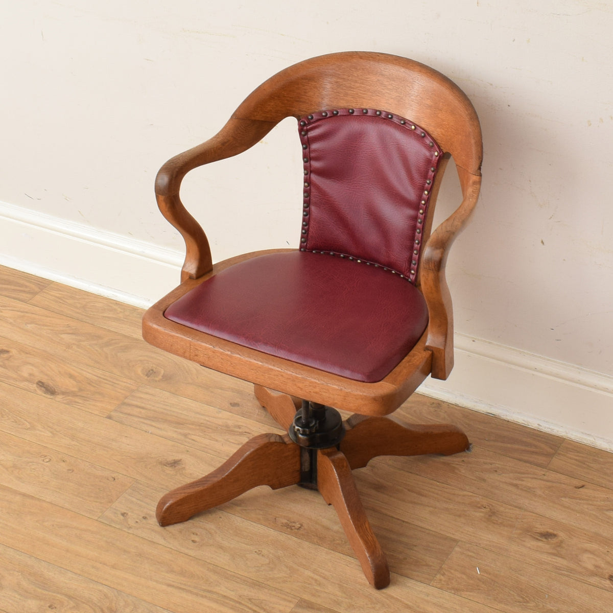 Oak Captain's Chair