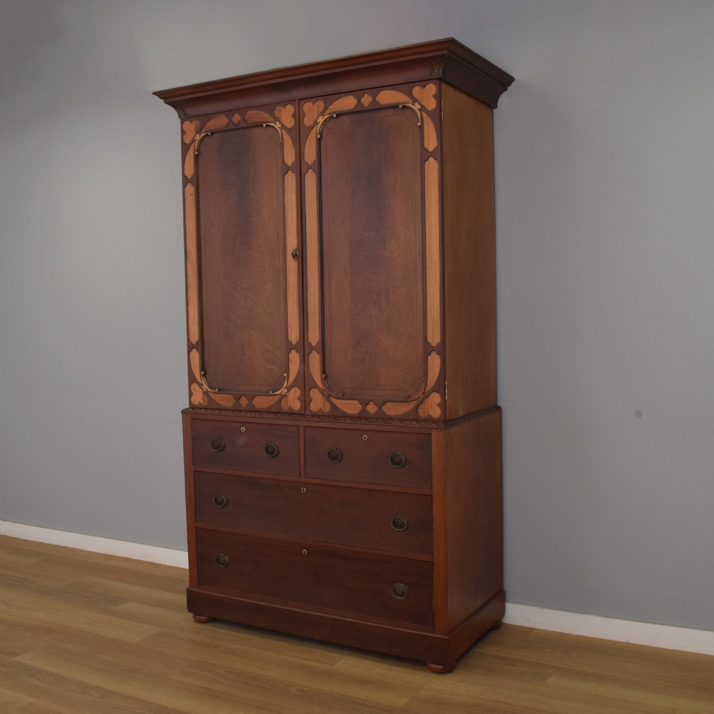 Large Carved Tallboy