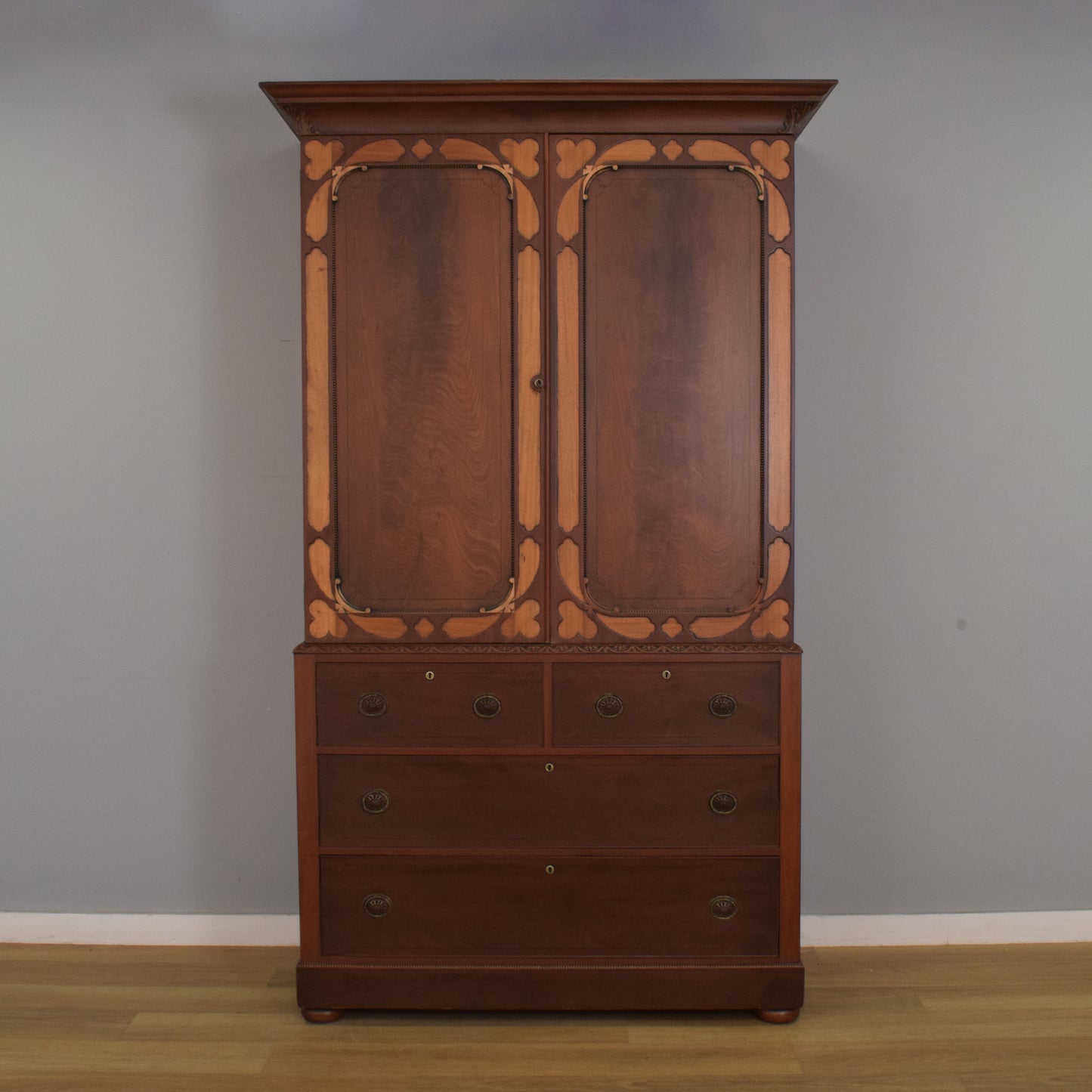 Large Carved Tallboy