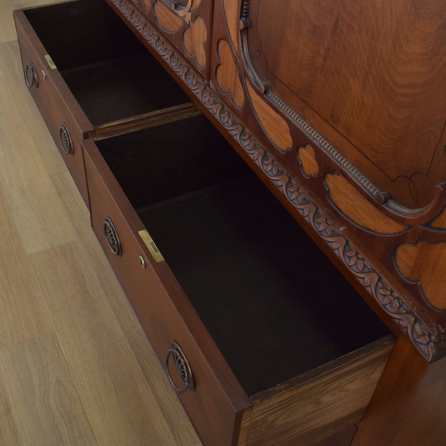 Large Carved Tallboy