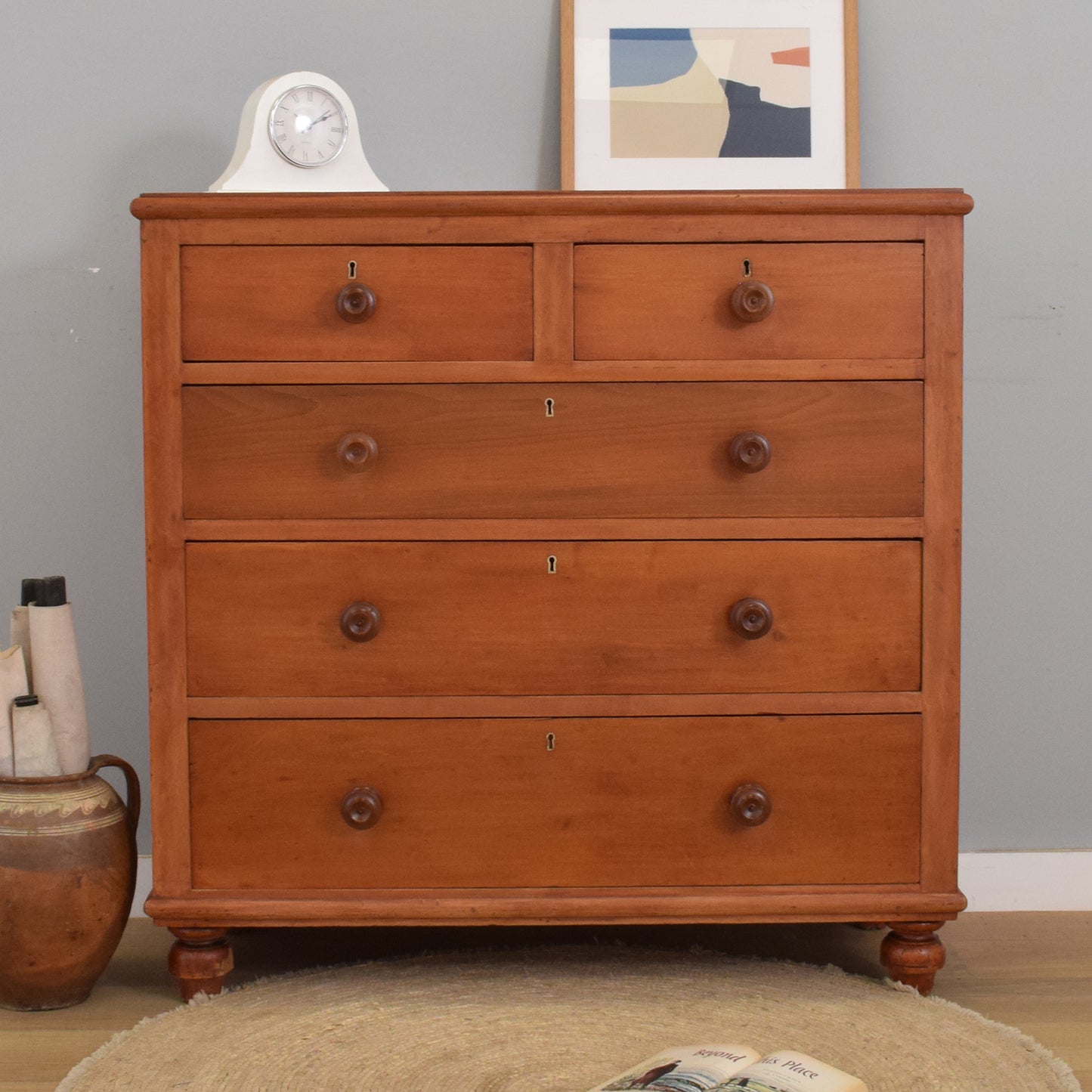 Large Restored Chest of Drawers