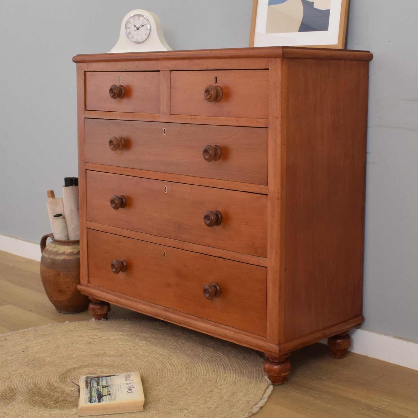 Large Restored Chest of Drawers