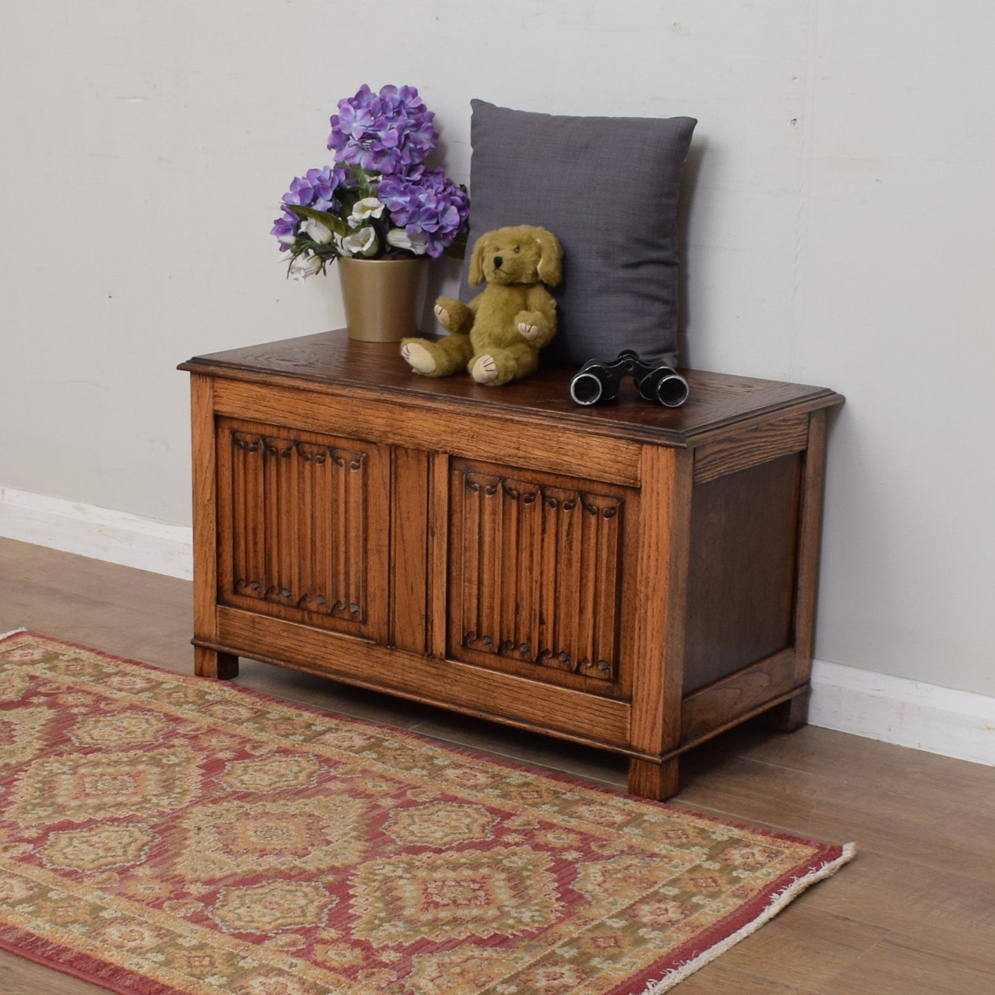 Oak Blanket Box