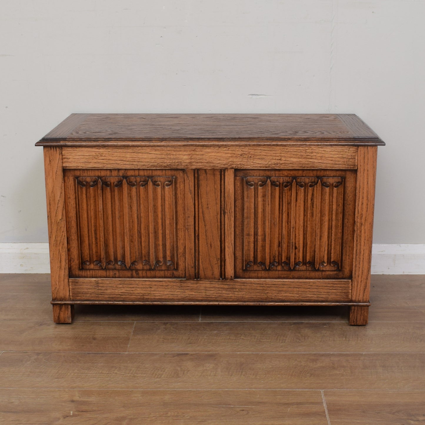 Oak Blanket Box