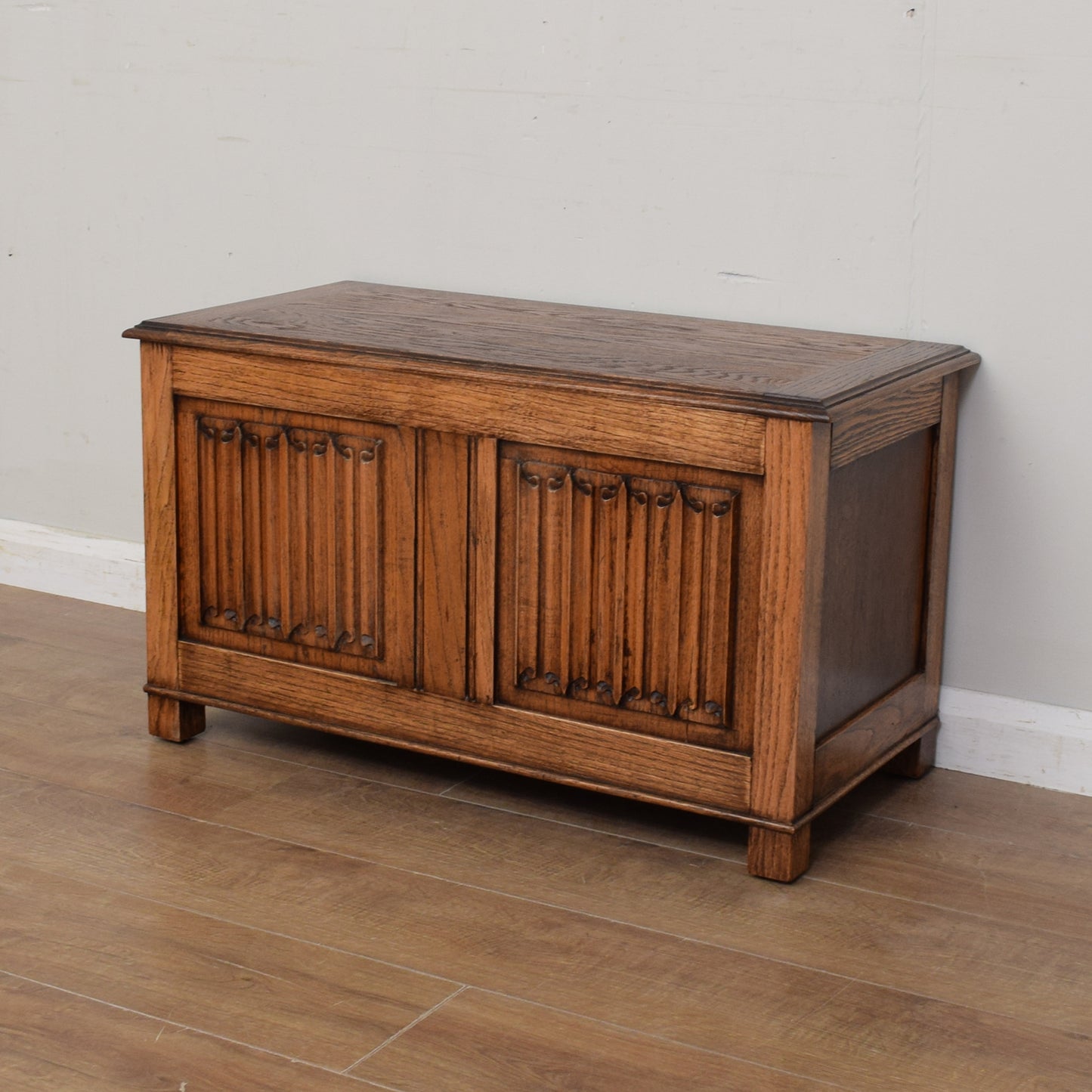 Oak Blanket Box