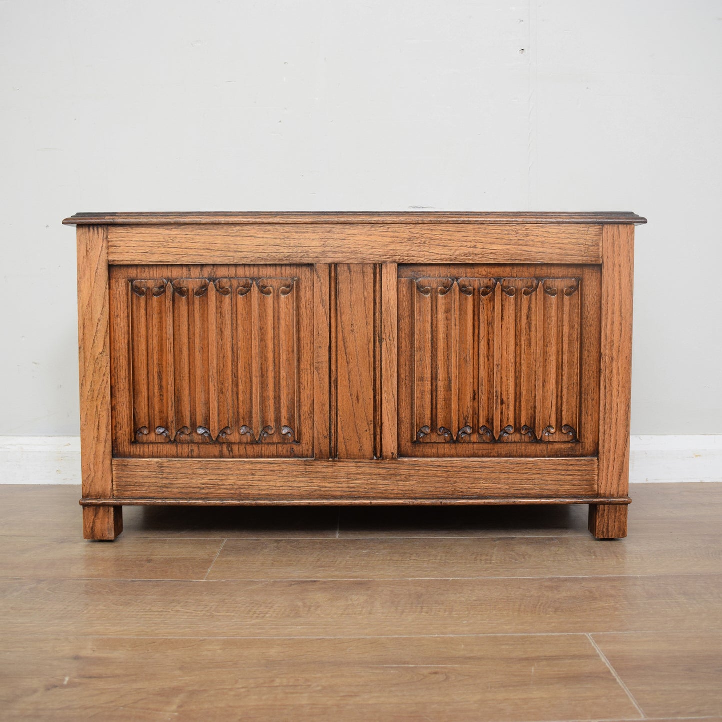 Oak Blanket Box