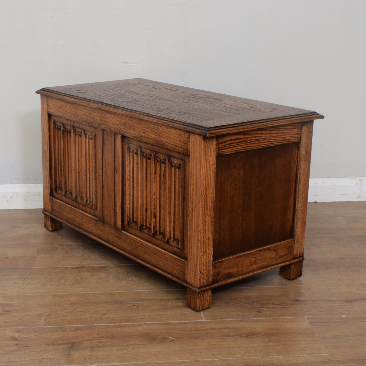 Oak Blanket Box