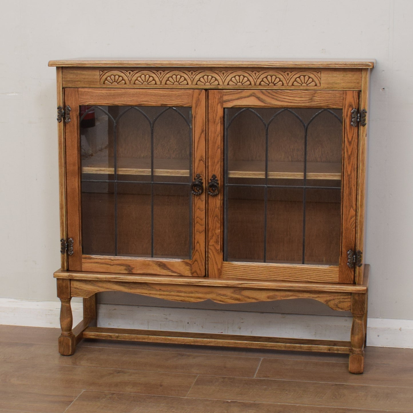 Oak Glazed Bookcase