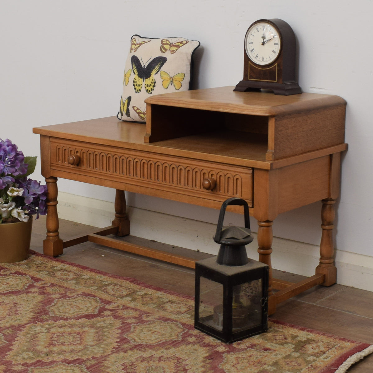 Restored Priory Telephone Seat