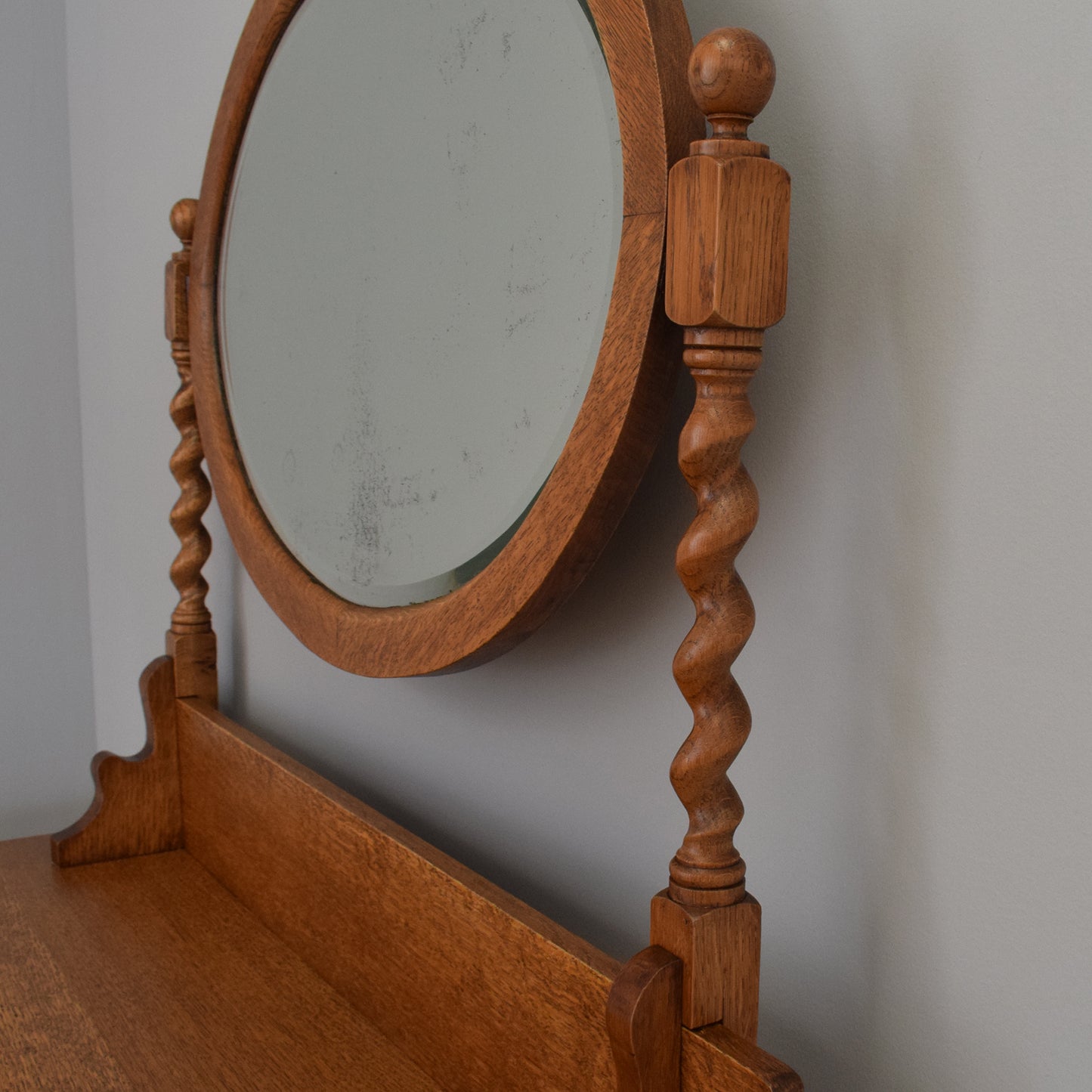 Restored Oak Dressing Table